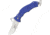 Crmipt Standard Folding Knife, 2.75in, Blunt Tip Blade, Blue G10 Handle CSSD01