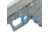 Cross Armory Glock Gen 1-3 Enhanced Flat Faced Trigger w/Bar, 9mm, Aluminum, Blue/Red, crGTb-bl-rd