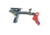 Cross Armory Glock Gen 1-3 Enhanced Flat Faced Trigger w/ Bar, Drop-in Shoe/3.5 Spring, 9mm, Aluminum/Blue Safety, Red/Blue, Small, crGTdi-rd-bl