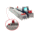 Cross Armory Glow-In-The-Dark Pistol Sights, Red, Standard, crGSs-rd