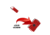 Cross Armory Glow-In-The-Dark Pistol Sights, Red, Tall, crGSt-rd