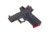 Cross Armory Glow-In-The-Dark Pistol Sights, Red, Tall, crGSt-rd