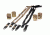 Crosstac V-Point Sling, HK Connectors, Coyote Brown, 135033-CB-HK