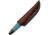 Damascus Fixed Blade Buffalo/Turq