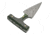 Damascus Push Dagger Micarta Green