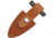 Damascus Push Dagger Micarta Green