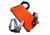 Dark Energy Poseidon Pro Indestructible Charger, Hi-Vis Orange, PSPRO10HIVIS