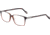 Davidoff 91054 Single Vision Prescription Eyeglasses, Brown Havana Frame, 91054-4148SV
