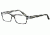 Davidoff 91021 Single Vision Prescription Eyeglasses - Anthracite Frame and Clear Lens 91021-6050SV