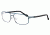 Davidoff 95100 Single Vision Prescription Eyeglasses - Blue Frame and Clear Lens 95100-564SV