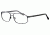 Davidoff 95100 Single Vision Prescription Eyeglasses - Grey Frame and Clear Lens 95100-567SV