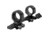 DNZ Products Freedom Reaper Scope Mount - Forward Picantinny Rail w/ 45DAR, 20 MOA, Medium Ring, 1 in Tube, Black Matte, 171FPT2