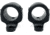 DNZ Products Hunt Masters Two Piece Mounts - Tikka T3/T3X, Low Ring, 1 in Tube, 4 Screws, Black Matte, TK1TL2