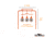 Do All Outdoors Airgun Auto Reset, Orange, 0.177, SS7177