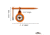 Do All Outdoors Single Tree Spinner, Orange, 0.177, TSPGS