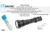 EAGTAC S25L-R Base Flashlight, XHP35 HI CW LED, 1870lm, Black, Medium 4155