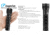 EAGTAC SX25A6 Flashlight, XM-L2 CW U4 LED, 1494lm, Black, SX25A6-XML2-BASE-CW