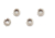 Ed Brown Products Grip Screw Bushings, 1911, Standart Grip, 4 Pieces, Stainless Steel, 813-S