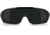 Edge Eyewear ARC Light Shooting Glasses, Black Frame, G-15 Vapor Shield Lenses, Standard, AL17VS