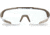 Edge Eyewear ARC Light Shooting Glasses, Tan499 Frame, G-15 Vapor Shield Lenses, Standard, AL27VS