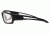 Edge Eyewear Blade Runner Safety Glasses - Black Frame, Clear Lens SBR611
