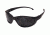 Edge Eyewear Falcon Thin Temple Sunglasses, Soft-Touch Matte Black Frame / G-15 Vapor Shield L, SF61-G15-TT