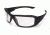Edge Eyewear Hamel Thin Temple Sunglasses, Soft-Touch Matte Black Frame / Clear Vapor Shield , XH611-TT