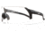 Edge Eyewear Urgent Fury Shooting Glasses, Black Frame, Clear Vapor Shield Lenses, Standard, UF11VS