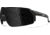 Edge Eyewear Urgent Fury Shooting Glasses, Black Frame, G-15 Vapor Shield Lenses, Standard, UF17VS