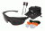 Edge Tactical Overlord Safety Glasses, Black Frame, 4-Lens Kit - Polarized Smoke, Clear, Tiger's Eye, G-15 Lenses - HO611