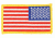 Elite Survival Systems US Flag Patches - Reverse Orientation, Full Color, 3.5in x 2in ID-US-102
