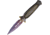 ElitEdge Dagger Spectrum A/O Folding Knife, 4.75in Closed, 3.75in, Spectrum False Edge Stainless Blade, Stainless Handle, 10-A37RBD