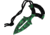 ElitEdge Skull Push Dagger, 5in Overall, 2.5in, Green Finish Dagger Blade, Black Cord Wrapped Handle, Synthetic Sheath, 20-685GNSC
