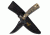 Elk Ridge Fixed Blade, 7in, Stainless Steel Blade, Camo Coated Handle ER-299C