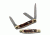 Elk Ridge Folding Blade, 2.75in, Stainless Steel Blade, Imitation Stag Bone Handle ER-323I