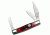Elk Ridge Folding Blade, 2.75in, Stainless Steel Blade, Red Bone Handle ER-043RB
