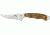 Elk Ridge Hunter Fixed Blade Knife, 3.375in, Stainless Blade, Burl Wood Handle ER059