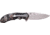 Elk Ridge Linerlock A/O Folding Knife, 3.5 satin finish 3Cr13 stainless blade, Camo textured aluminum handle, ER-A967CA