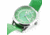 Empress Messalina MOP Leather-Band Watch w/Date, Green, EMPEM2402
