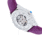 Empress Magnolia Automatic MOP Skeleton Dial Bracelet Watch - Womens, Purple/Silver, One Size, EMPEM3605