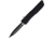 EOS Auto Harpoon OTF Automatic Folding Knife, 3.75in, MagnaCut Steel, Two-Tone Satin Double Edge Dagger Blade, Black Sculpted Aluminum Handle, AUTO BLACK 2 TONE HEX DAGGER