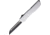 EOS Harpoon OTF Automatic Folding Knife, 3.75in, CPM 20CV, Sheepsfoot, Aluminum Handle, White, AUTO STORMTROPPER BLACK RAZOR