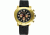 Equipe E206 Grille Mens Watch - Black Strap, Steel Gold Case, Black Dial