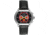 Equipe E719 Dash Mens Watch - Black Leather Strap, Silver Bezel, Black/Red Dial