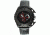 Equipe Q301 Paddle Watches - Men's - Timer, Date, and Weekday Subdials, Quartz, Black/Red, One Size, EQUQ307