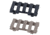 ERGO 5-Slot Low-Pro Wire Loom Rail Covers, Black, Dark Earth