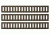 ERGO Grips 18-Slot Ladder LowPro Rail Cover, 3Pk, OD Green, 3PK-OD