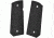 Ergo Grip Xtro Officers Model 1911 Grip Tapered Bottom Hard Rubber 4520-BK