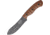 Esee JG5 Knife, 9.63in Overall, 4.75in Black Oxide Coated 1095Hc Steel Blade, Brown Sculpted Micarta Handle, Brown Leather Sheath, ESJG5