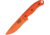 Esee Model 5 Fixed Blade Knife, Sheath, 5.25in, Orange Powder Coat Stainless, Orange G10 Handle ES5POROR
